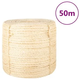 Cuerda 100% sisal 6 mm 50 m de , Sogas y cuerdas metálicas - Ref: Foro24-155013, Precio: 28,04 €, Descuento: %