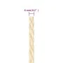 100% sisal rope 6 mm 50 m by , Ropes and metal cords - Ref: Foro24-155013, Price: 28,04 €, Discount: %