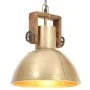 Lámpara colgante industrial redonda 25 W latón 30 cm E27 de , Lámparas - Ref: Foro24-320533, Precio: 57,54 €, Descuento: %