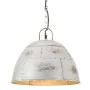Lámpara colgante vintage 25 W plateada redonda 31 cm E27 de , Lámparas - Ref: Foro24-320546, Precio: 56,25 €, Descuento: %