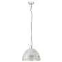 Lámpara colgante vintage 25 W plateada redonda 31 cm E27 de , Lámparas - Ref: Foro24-320546, Precio: 56,25 €, Descuento: %