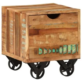 Mesa auxiliar de madera maciza reciclada 40x40x45 cm de , Mesas auxiliares - Ref: Foro24-328410, Precio: 114,02 €, Descuento: %