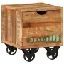 Mesa auxiliar de madera maciza reciclada 40x40x45 cm de , Mesas auxiliares - Ref: Foro24-328410, Precio: 114,02 €, Descuento: %