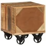 Mesa auxiliar de madera maciza reciclada 40x40x45 cm de , Mesas auxiliares - Ref: Foro24-328410, Precio: 114,02 €, Descuento: %