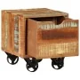 Mesa auxiliar de madera maciza reciclada 40x40x45 cm de , Mesas auxiliares - Ref: Foro24-328410, Precio: 114,02 €, Descuento: %