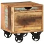 Mesa auxiliar de madera maciza reciclada 40x40x45 cm de , Mesas auxiliares - Ref: Foro24-328410, Precio: 114,02 €, Descuento: %