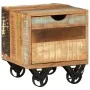 Mesa auxiliar de madera maciza reciclada 40x40x45 cm de , Mesas auxiliares - Ref: Foro24-328410, Precio: 114,02 €, Descuento: %