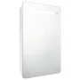 Armario de baño con espejo LED blanco brillante 60x11x80 cm de vidaXL, Tocadores de baño - Ref: Foro24-326509, Precio: 124,34...
