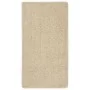 Alfombra peluda antideslizante color crema 80x150 cm de , Alfombras - Ref: Foro24-340387, Precio: 28,73 €, Descuento: %
