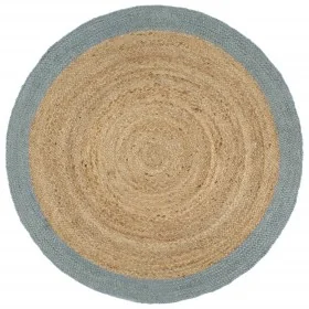 Handmade jute rug with olive green border 180 cm by , Rugs - Ref: Foro24-343608, Price: 92,64 €, Discount: %