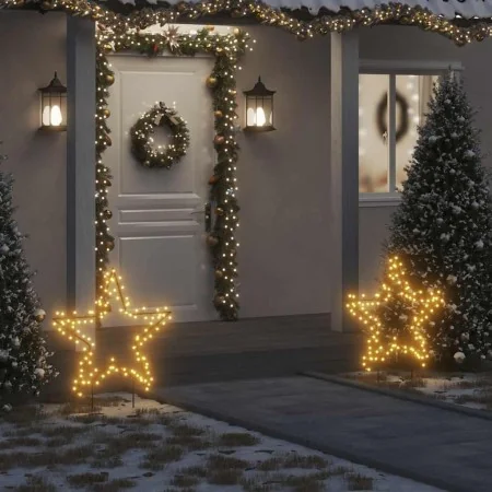 Estrella de luz decorativa Navidad con estacas 115 LED 85 cm de , Luces de Navidad - Ref: Foro24-357715, Precio: 43,52 €, Des...