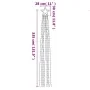 Luces para árbol de Navidad 320 LED azul 375 cm de , Luces de Navidad - Ref: Foro24-356925, Precio: 29,32 €, Descuento: %