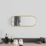 Espejo de pared ovalado dorado 40x15 cm de , Espejos - Ref: Foro24-348195, Precio: 21,79 €, Descuento: %