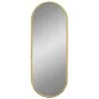 Espejo de pared ovalado dorado 40x15 cm de , Espejos - Ref: Foro24-348195, Precio: 21,79 €, Descuento: %