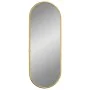 Espejo de pared ovalado dorado 40x15 cm de , Espejos - Ref: Foro24-348195, Precio: 21,79 €, Descuento: %