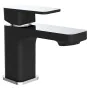 SCHÜTTE MADAGASCAR basin mixer tap in chrome and matte black by , Faucets - Ref: Foro24-434555, Price: 97,94 €, Discount: %