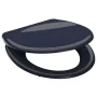 SCHÜTTE Soft-close quick-release toilet seat ANTHRACITE thermoset by , Toilet and bidet seats - Ref: Foro24-435096, Price: 40...