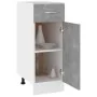 Armario bajo cajón madera ingeniería gris hormigón 30x46x81,5cm de , Armarios de cocina - Ref: Foro24-801208, Precio: 80,45 €...