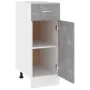 Armario bajo cajón madera ingeniería gris hormigón 30x46x81,5cm de , Armarios de cocina - Ref: Foro24-801208, Precio: 80,45 €...