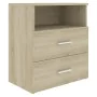 Mesita de noche roble Sonoma 50x32x60 cm de , Mesitas de noche - Ref: Foro24-803278, Precio: 55,03 €, Descuento: %