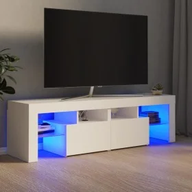 TV-Möbel mit LED-Lichtern weiß 140x36,6x40 cm von , TV-Möbel - Ref: Foro24-804364, Preis: 131,83 €, Rabatt: %