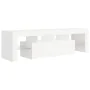 Mueble de TV con luces LED blanco 140x36,6x40 cm de , Muebles TV - Ref: Foro24-804364, Precio: 131,83 €, Descuento: %
