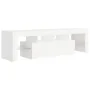 TV stand with white LED lights 140x36.6x40 cm by , TV Furniture - Ref: Foro24-804364, Price: 131,83 €, Discount: %