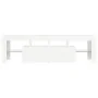 TV stand with white LED lights 140x36.6x40 cm by , TV Furniture - Ref: Foro24-804364, Price: 131,83 €, Discount: %