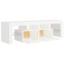 TV stand with white LED lights 140x36.6x40 cm by , TV Furniture - Ref: Foro24-804364, Price: 131,83 €, Discount: %