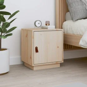 Mesita de noche madera maciza de pino 40x34x45 cm de , Mesitas de noche - Ref: Foro24-818275, Precio: 45,87 €, Descuento: %