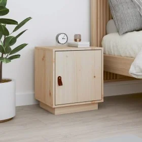Solid pine wood bedside table 40x34x45 cm by , Nightstands - Ref: Foro24-818275, Price: 45,87 €, Discount: %