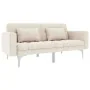 Cream-colored fabric sofa bed by , Sofas - Ref: Foro24-247216, Price: 470,81 €, Discount: %