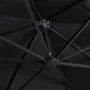 Sombrilla voladiza luces LED y poste aluminio negra 400x300 cm de , Sombrillas - Ref: Foro24-47008, Precio: 334,96 €, Descuen...