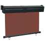 Toldo lateral de balcón marrón 125x250 cm de , Sombrillas - Ref: Foro24-48423, Precio: 74,63 €, Descuento: %