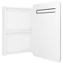 Armario de baño con espejo LED blanco brillante 60x11x80 cm de vidaXL, Tocadores de baño - Ref: Foro24-326509, Precio: 124,34...