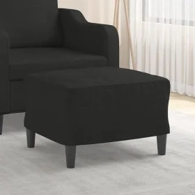 Black fabric footrest 60x50x41 cm by , Ottomans - Ref: Foro24-349283, Price: 52,86 €, Discount: %