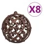 Lote de bolas de Navidad 100 uds marrón/bronce/dorado 3/4/6 cm de , Adornos festivos - Ref: Foro24-245714, Precio: 29,48 €, D...