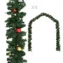 Guirnaldas de Navidad con bolas 4 unidades PVC verde 270 cm de , Adornos festivos - Ref: Foro24-284309, Precio: 74,17 €, Desc...