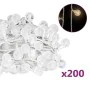 Guirnalda de luces globos 8 funciones 20m 200 LED blanco cálido de , Luces de Navidad - Ref: Foro24-328810, Precio: 25,24 €, ...