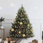 Set de bolas de Navidad 61 pzas con pico 150 LED dorado bronce de , Luces de Navidad - Ref: Foro24-330095, Precio: 35,03 €, D...