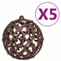 Set de bolas de Navidad 61 pzas con pico 150 LED dorado bronce de , Luces de Navidad - Ref: Foro24-330095, Precio: 35,03 €, D...