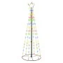 Árbol de Navidad cónico 108 LED de colores 70x180 cm de , Arboles de navidad - Ref: Foro24-343489, Precio: 41,06 €, Descuento: %