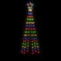 Árbol de Navidad cónico 108 LED de colores 70x180 cm de , Arboles de navidad - Ref: Foro24-343489, Precio: 41,06 €, Descuento: %