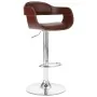 Taburete de cocina cuero sintético marrón de , Taburetes de cocina - Ref: Foro24-287405, Precio: 153,48 €, Descuento: %