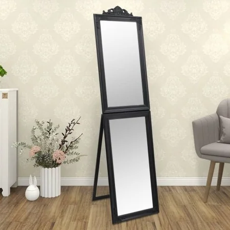 Espejo de pie negro 40x160 cm de , Espejos - Ref: Foro24-351523, Precio: 74,19 €, Descuento: %