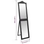 Espejo de pie negro 40x160 cm de , Espejos - Ref: Foro24-351523, Precio: 74,19 €, Descuento: %