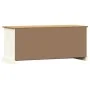 VIGO shoemaker bench made of solid white pine wood 106x35x45 cm by , Benches for halls and storage - Ref: Foro24-353179, Pric...