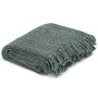 Manta de algodón verde oscuro 220x250 cm de , Mantas - Ref: Foro24-133760, Precio: 63,60 €, Descuento: %