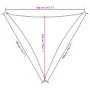 Toldo de vela triangular tela Oxford azul 3,6x3,6x3,6 m de , Sombrillas - Ref: Foro24-135556, Precio: 28,27 €, Descuento: %