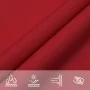 Toldo de vela triangular tela Oxford rojo 3x3x3 m de , Sombrillas - Ref: Foro24-135665, Precio: 23,89 €, Descuento: %